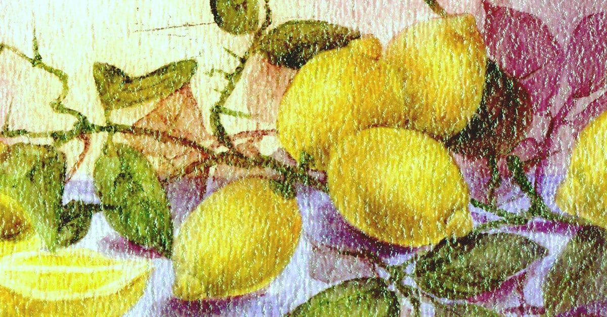 Guided imagery using lemon exercise