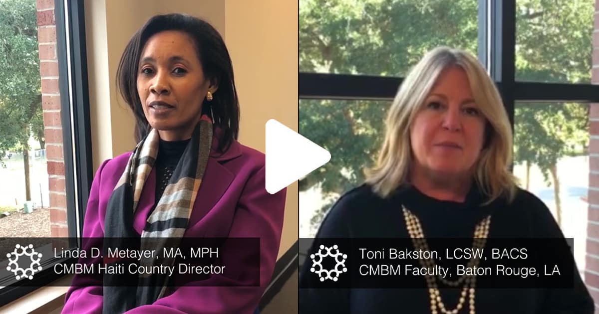 Linda Metayer and Toni Bankston, CMBM faculty, speak about the work they are doing in Houston