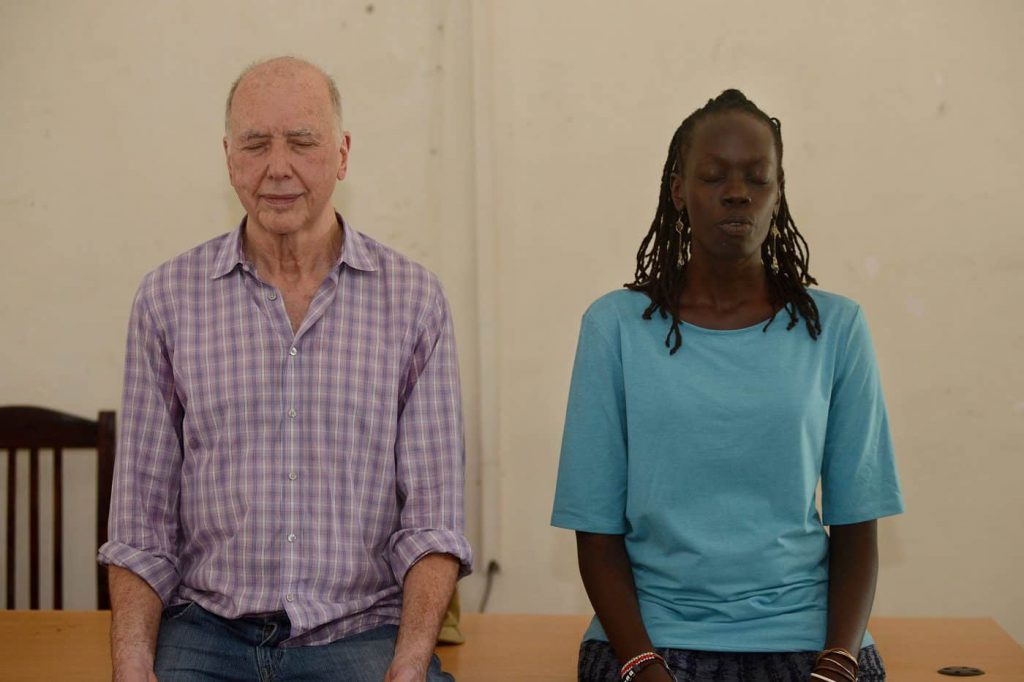 CMBM founder James Gordon, MD with Anyieth D'Awol in Juba, South Sudan