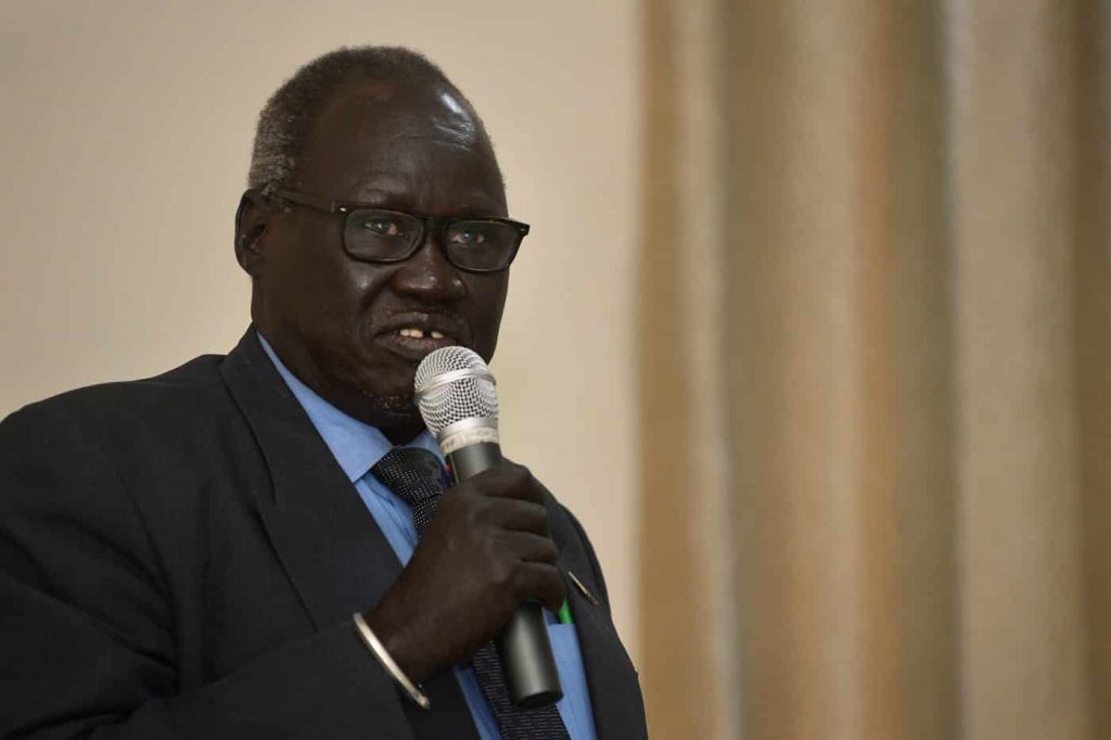 South Sudanese Minister of Agriculture and Food Security, Anyoti Adigo Nyakuach